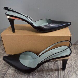 Gucci Sling back gold accent pumps - Elegant , classy, WORN ONCE - SZ 8.5B